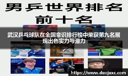武汉乒乓球队在全国意识排行榜中荣获第九名展现出色实力与潜力